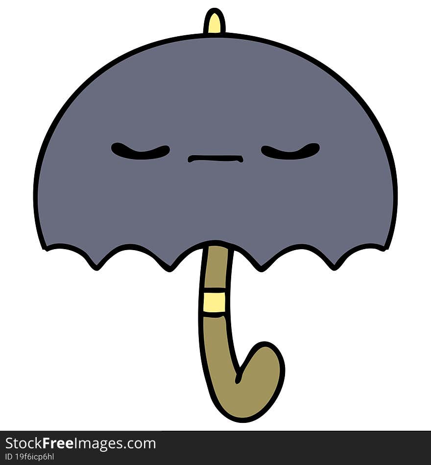 umbrella with face