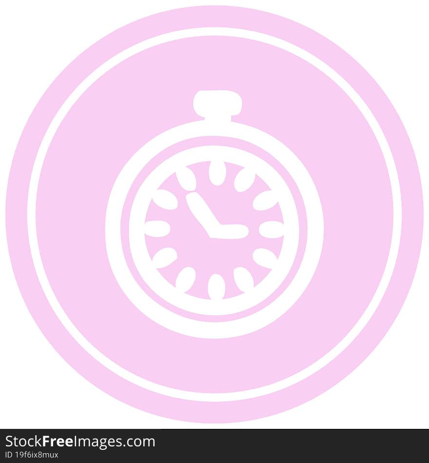 stop watch circular icon symbol