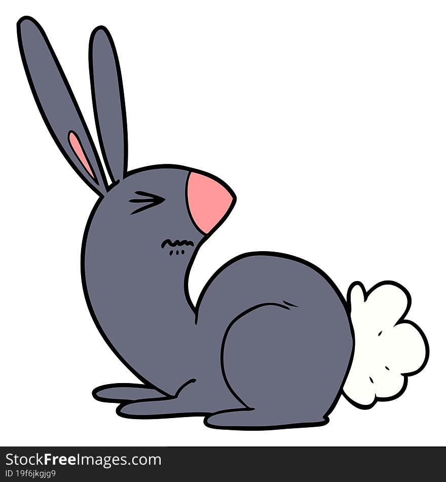 cartoon annoyed rabbit. cartoon annoyed rabbit