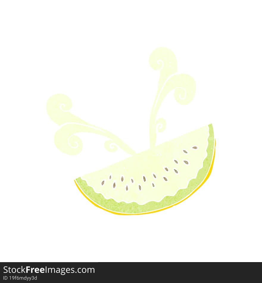 cartoon melon slice