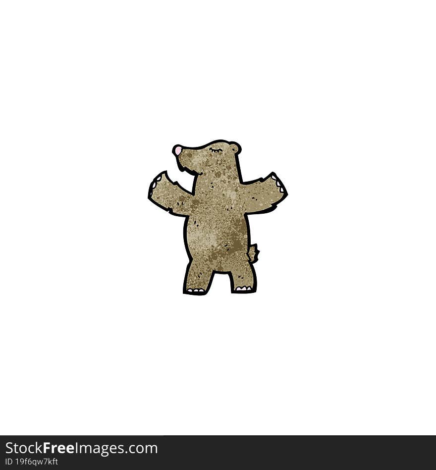 funny cartoon bear