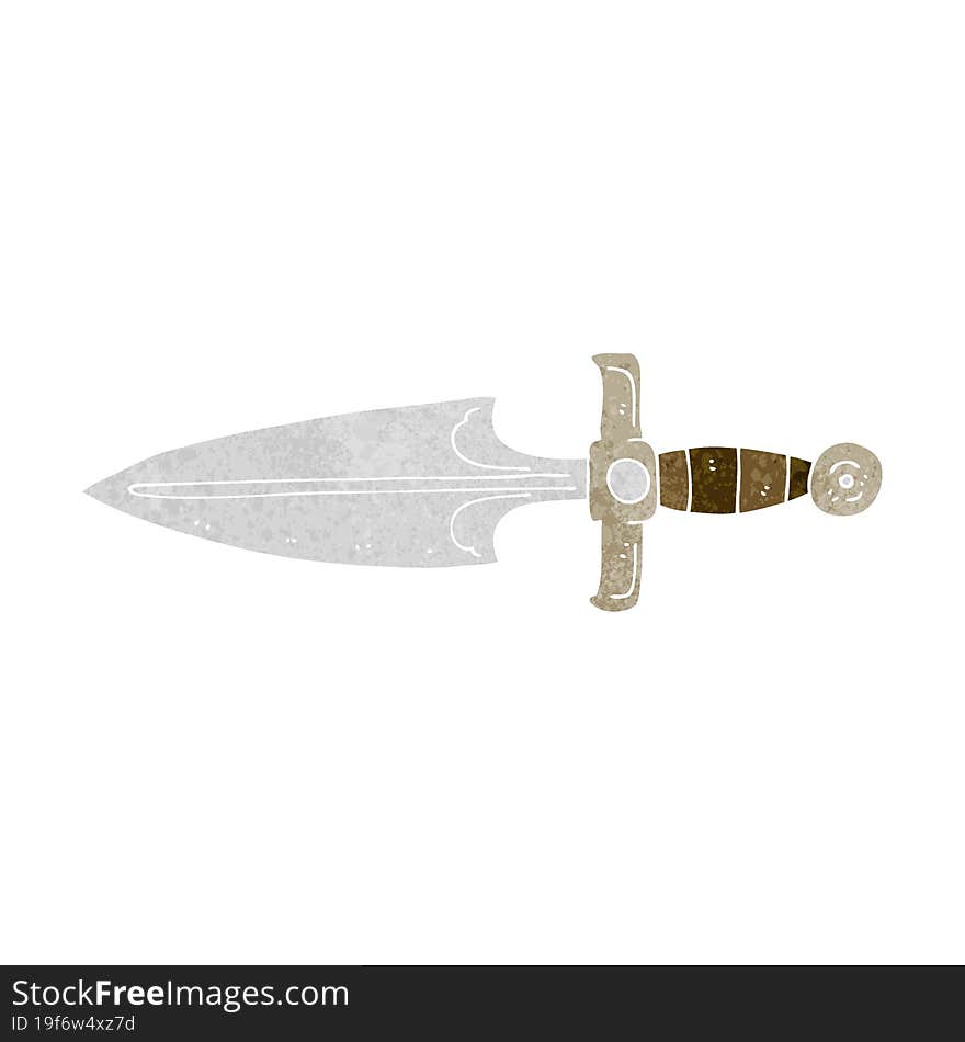 cartoon dagger