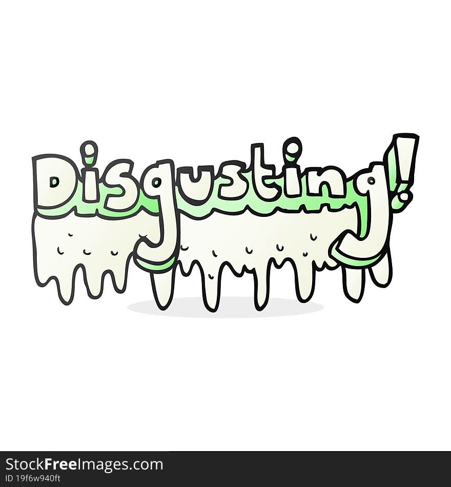 Cartoon Disgusting Symbol