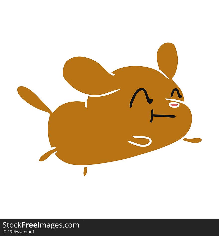 cartoon illustration kawaii of a cute dog. cartoon illustration kawaii of a cute dog