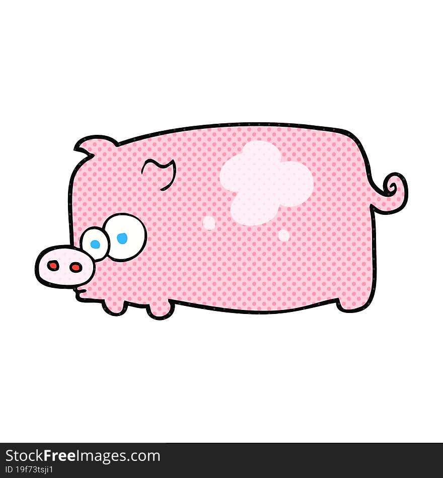 cartoon pig