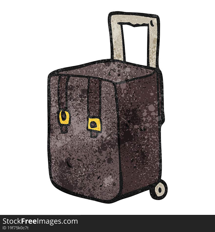 Textured Cartoon Luggage