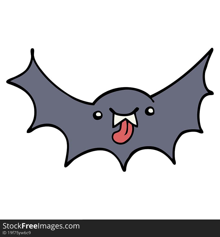 cartoon vampire bat