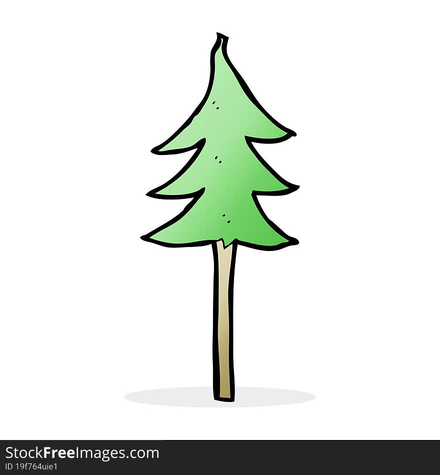 Cartoon Tree Symbol