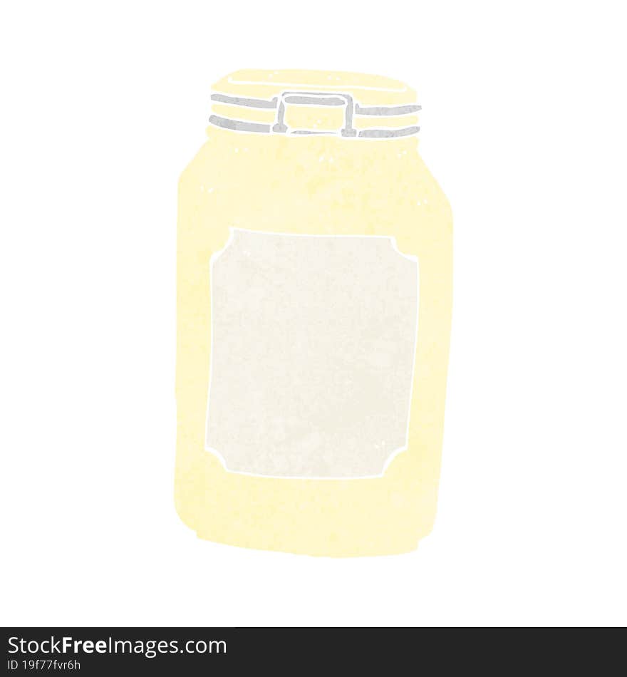 cartoon jar