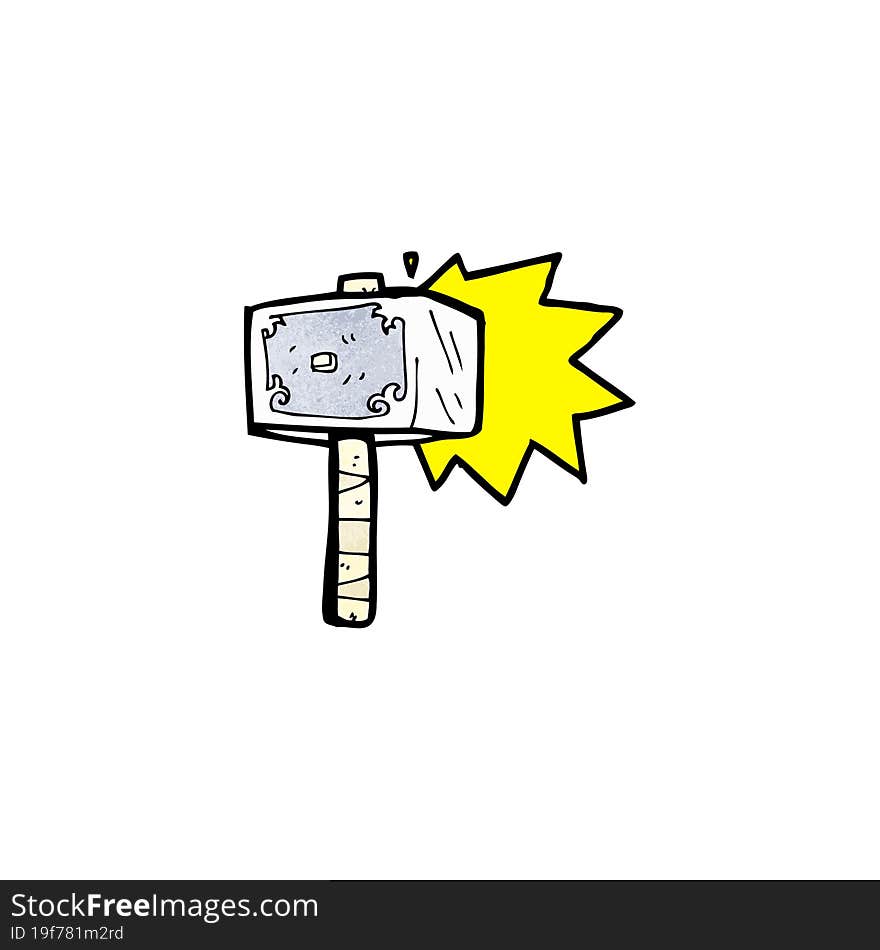 Cartoon Hammer Of Thor