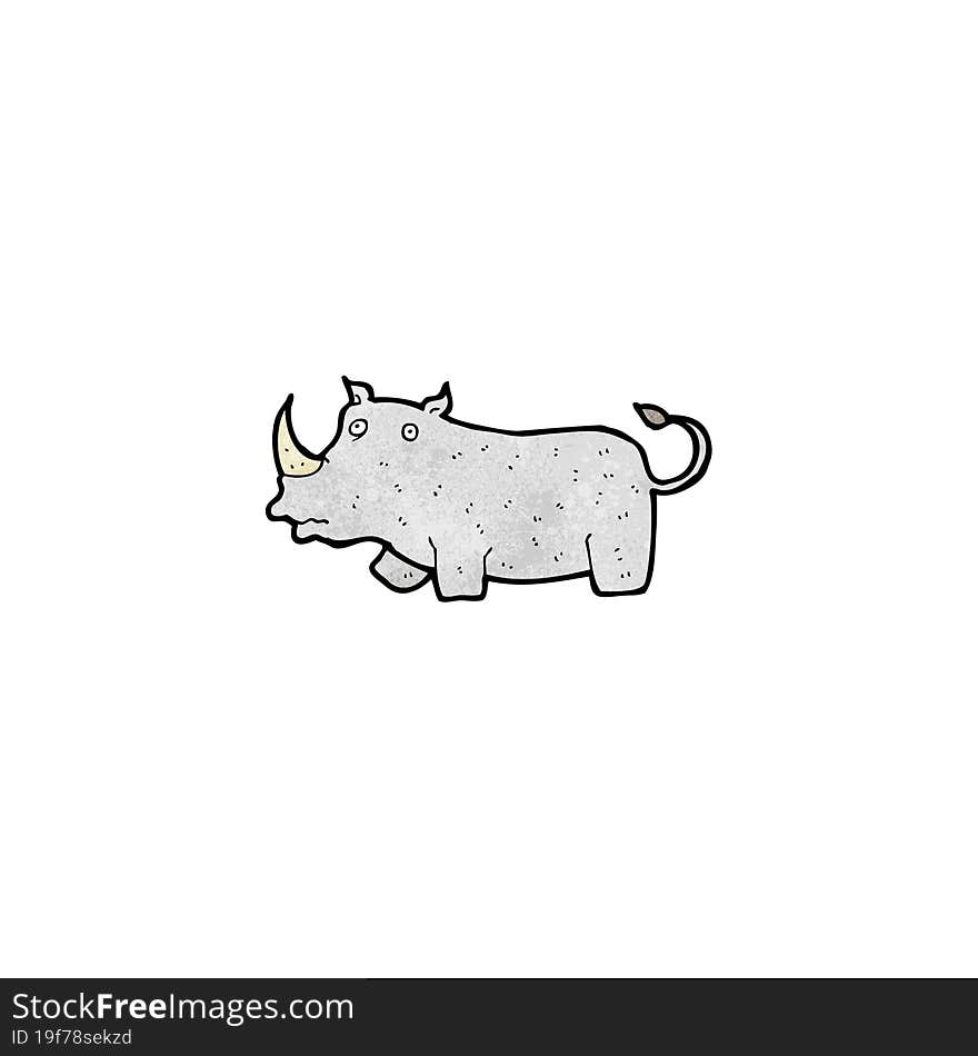 cartoon rhinoceros