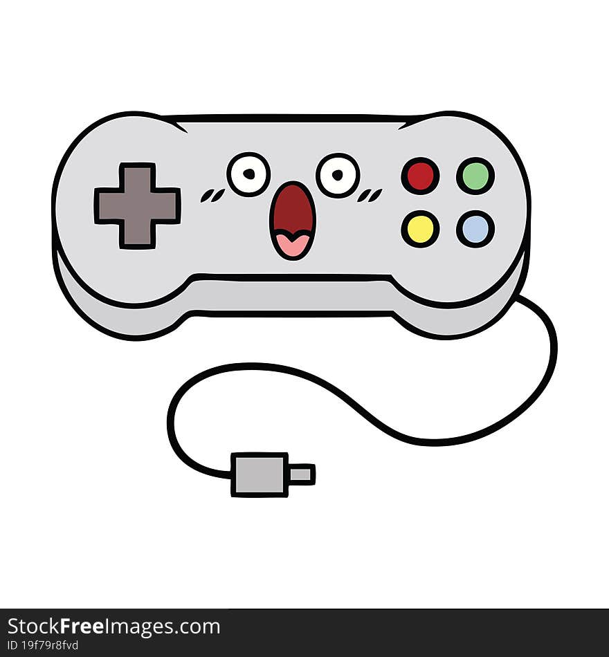 cute cartoon game controller