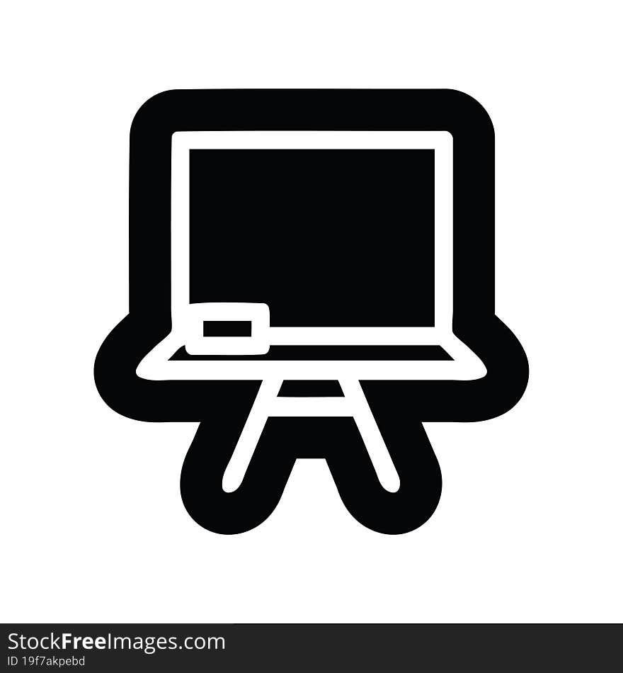 school blackboard icon