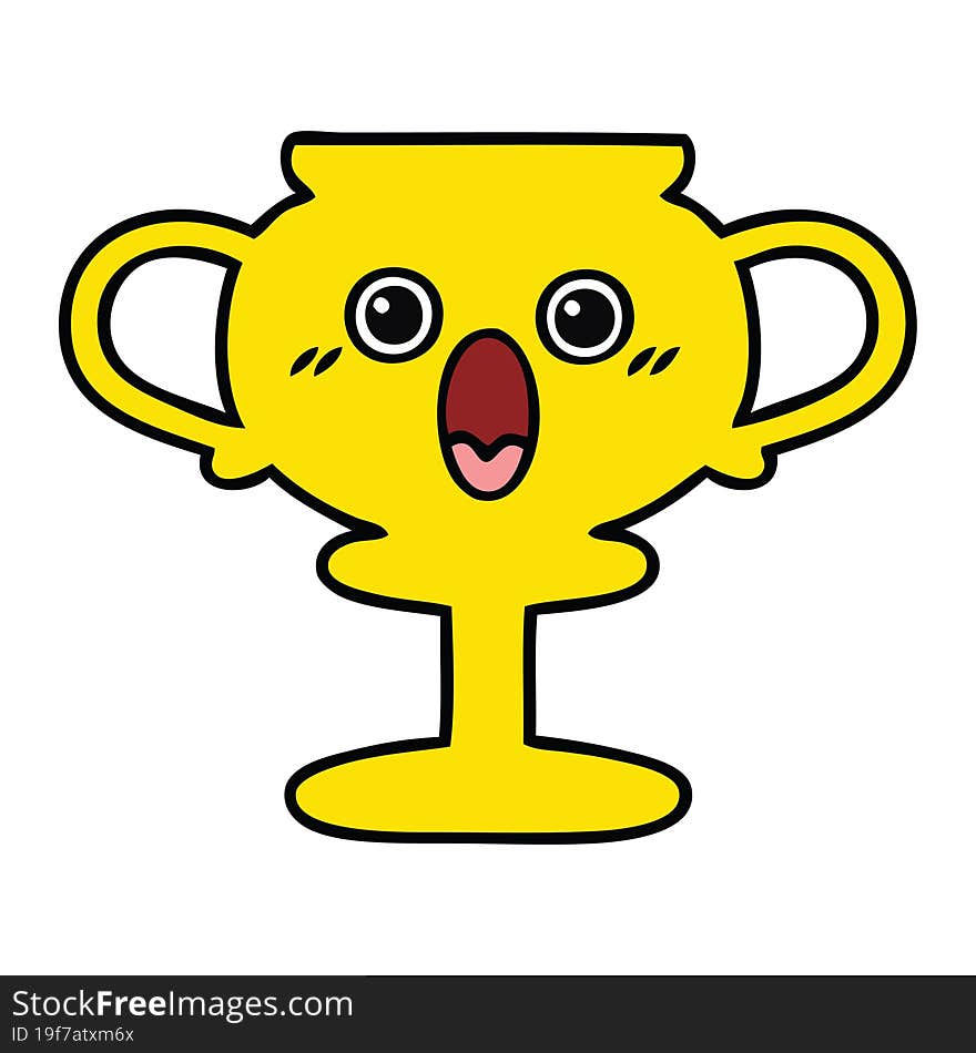 cute cartoon trophy