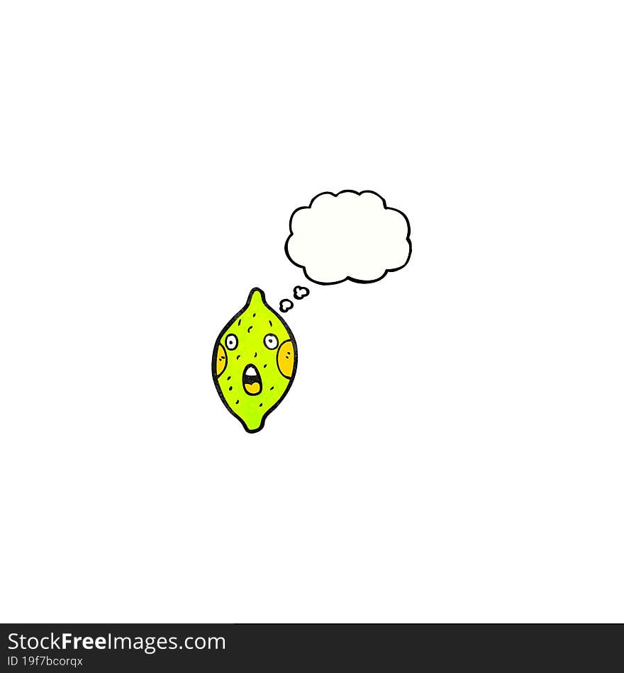 cartoon lime (raster version