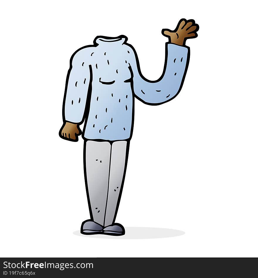 cartoon headless body (mix and match cartoons or add own photo