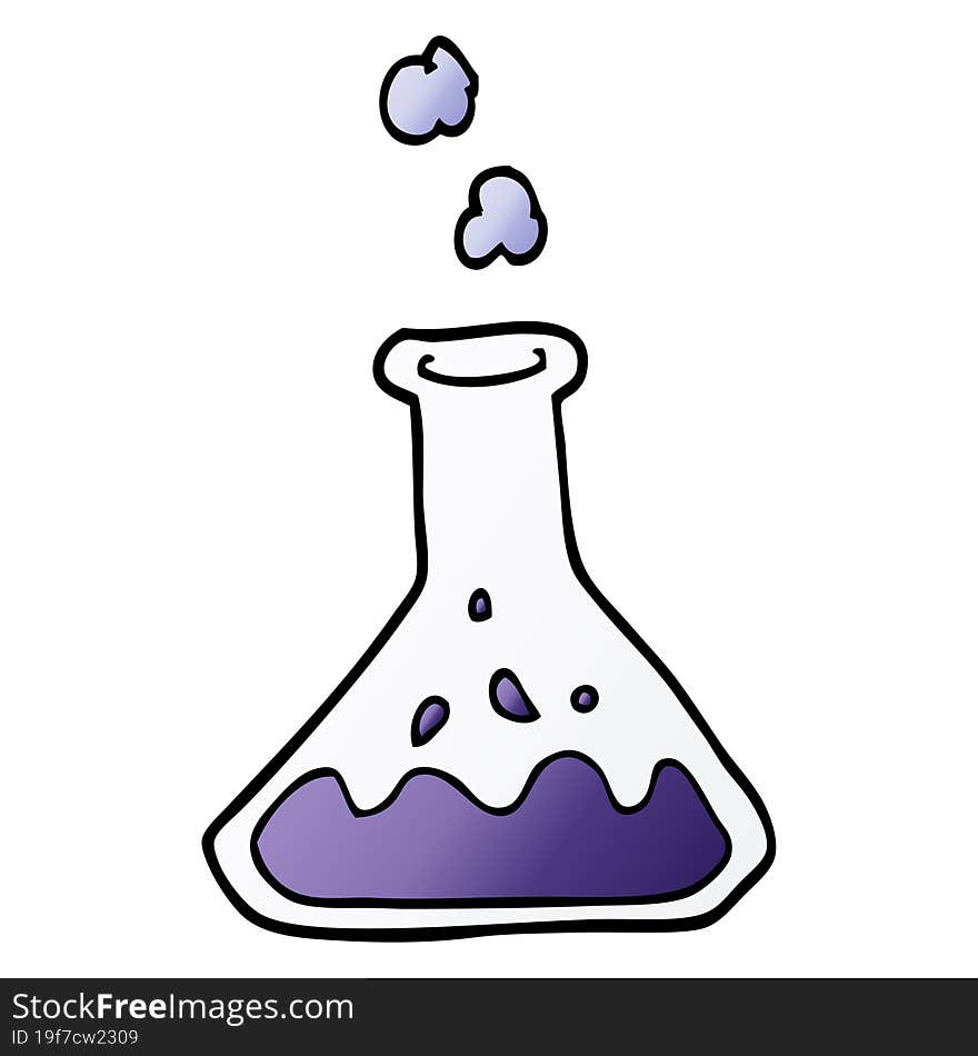 cartoon doodle science experiment