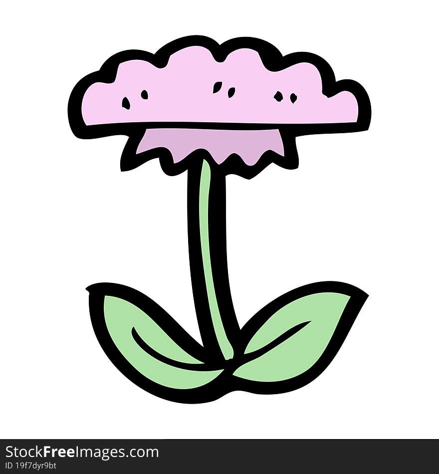 Cartoon Flower Symbol