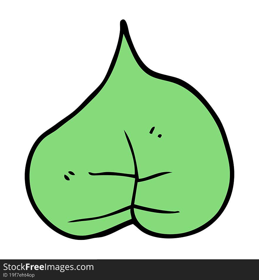 cartoon leaf