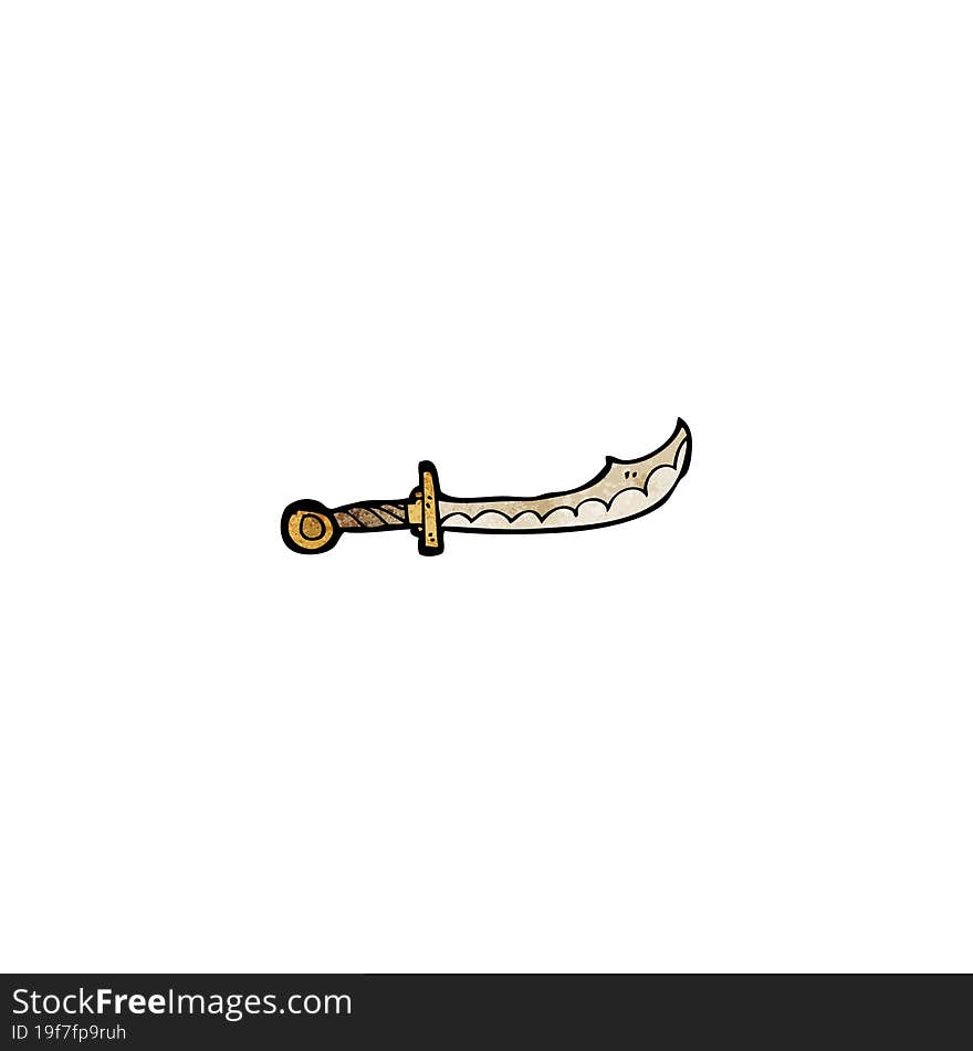 cartoon sword