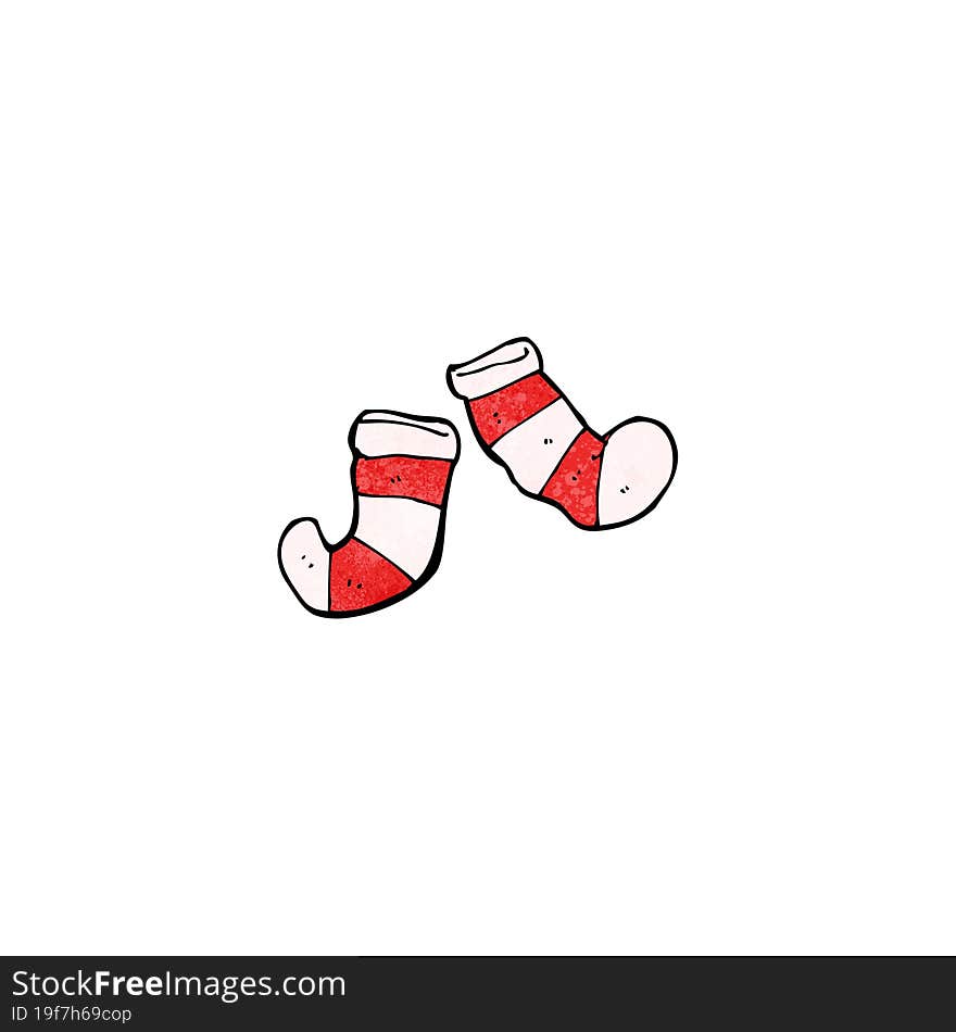 Cartoon Stripy Socks