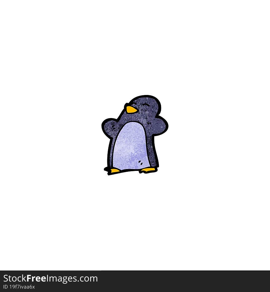 cartoon penguin