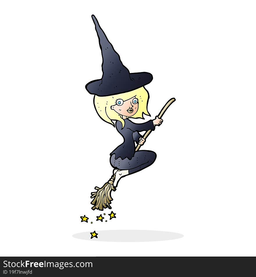 cartoon halloween witch