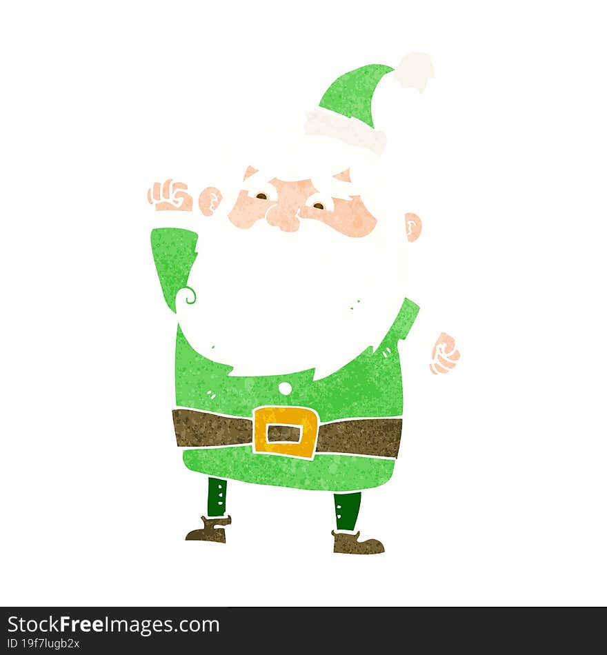 cartoon santa claus