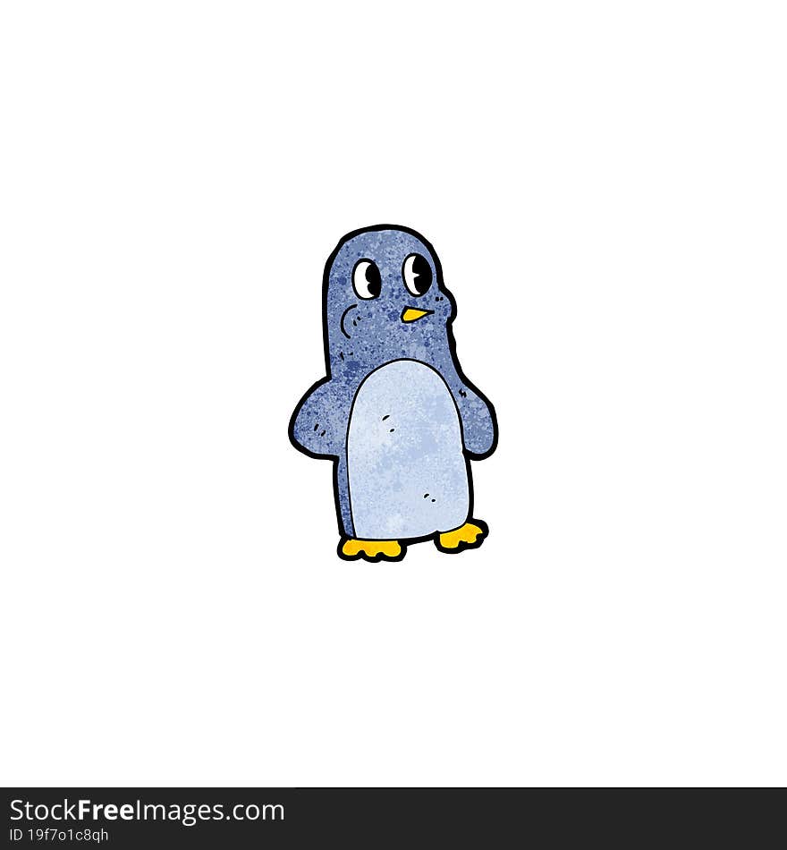 cartoon penguin