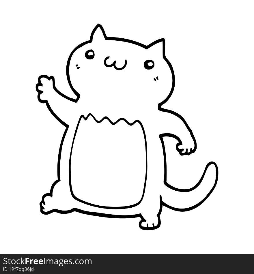 cartoon cat