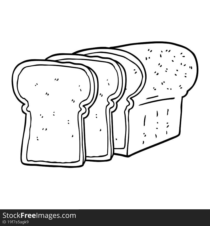 Cartoon Sliced Bread