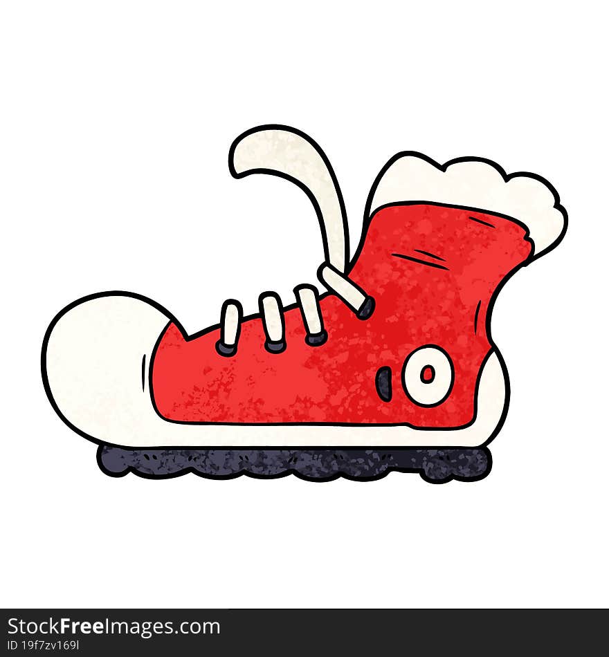 cartoon sneaker. cartoon sneaker