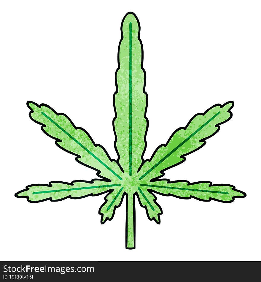 hand drawn quirky cartoon marijuana. hand drawn quirky cartoon marijuana