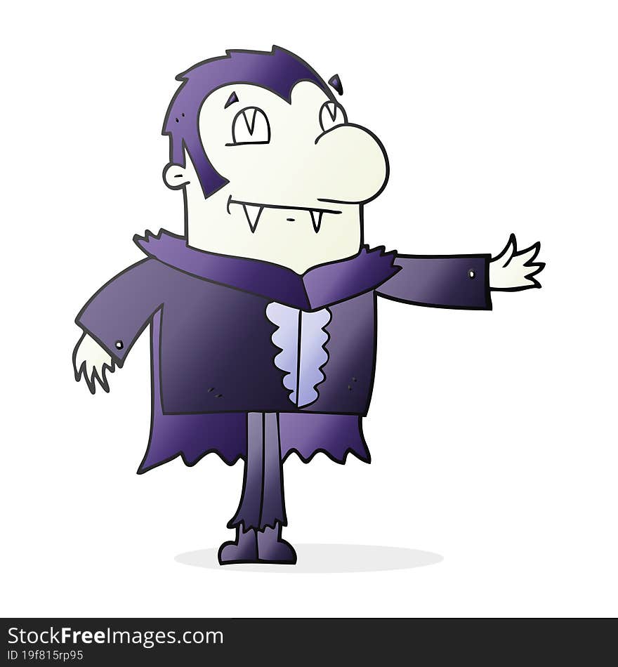 cartoon vampire