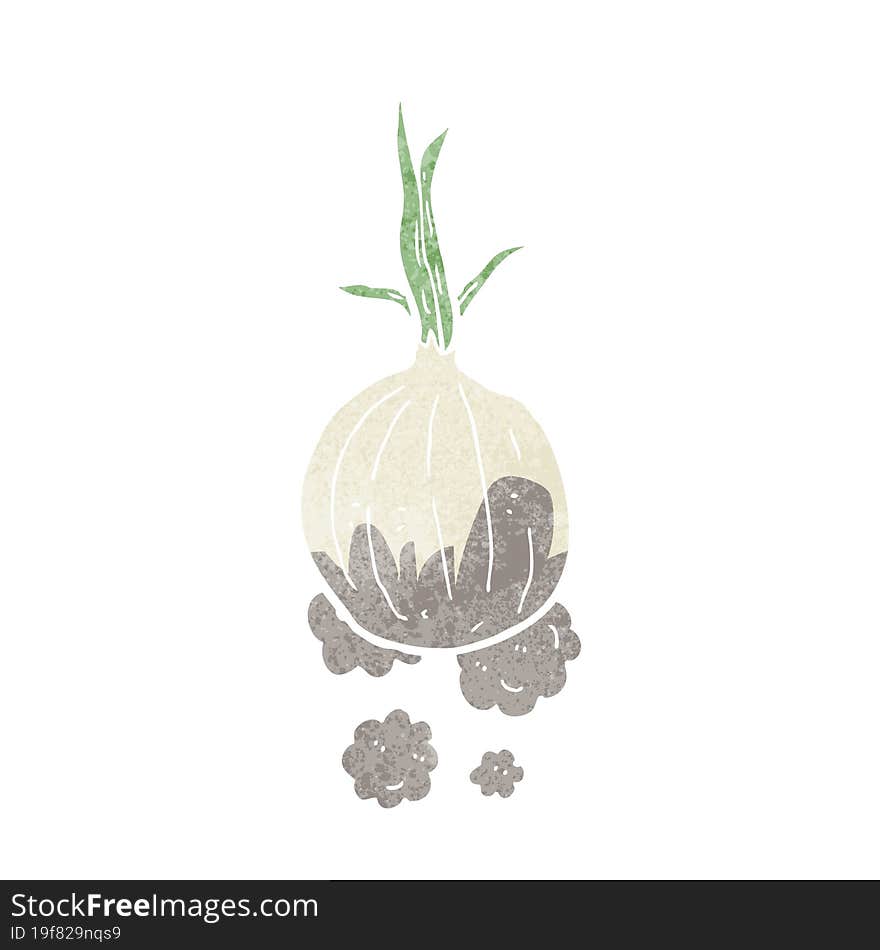 Cartoon Organic Onion