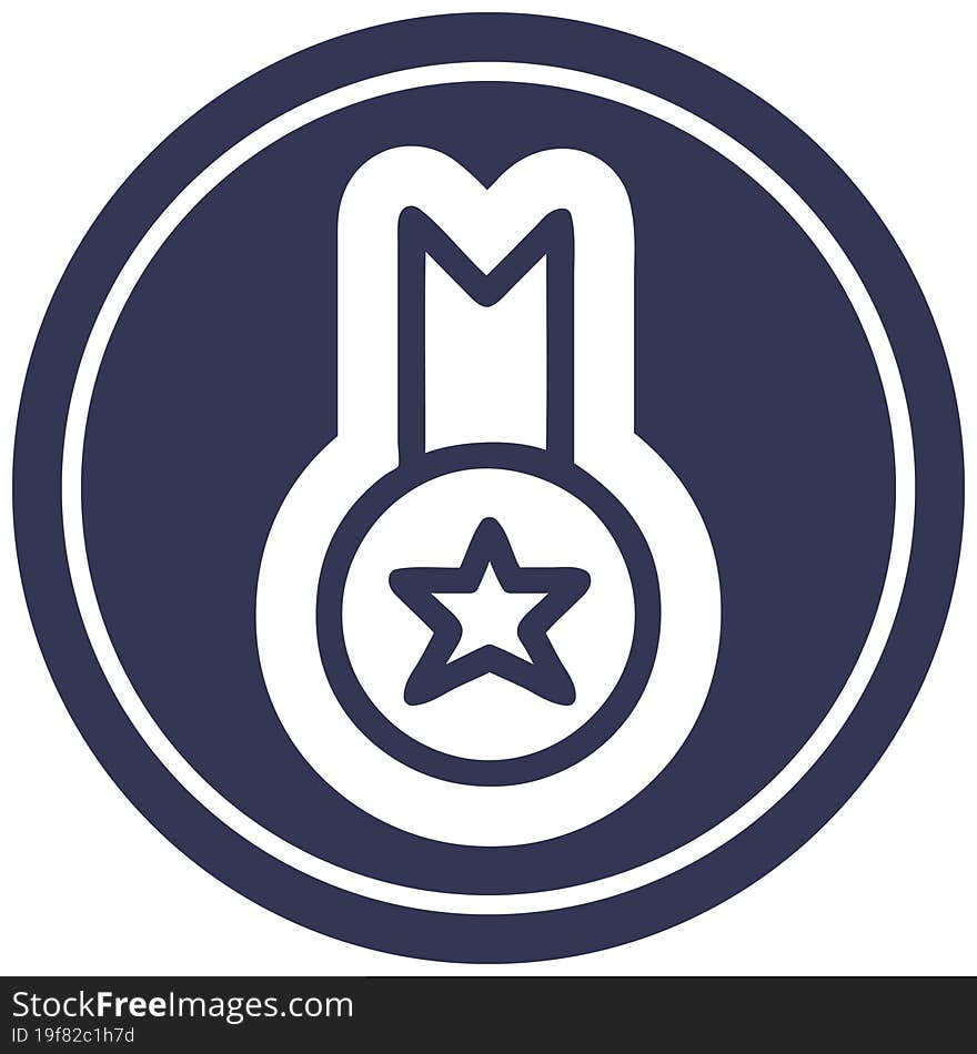 medal award icon symbol