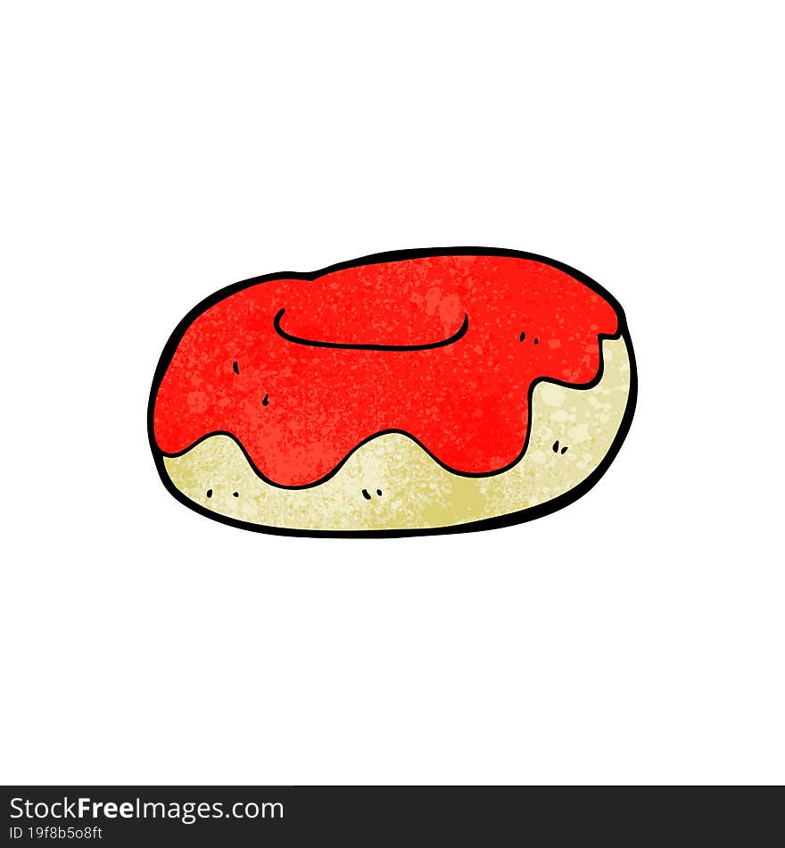 cartoon donut