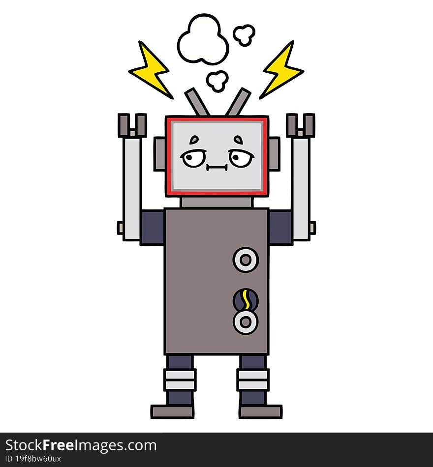 Cute Cartoon Robot