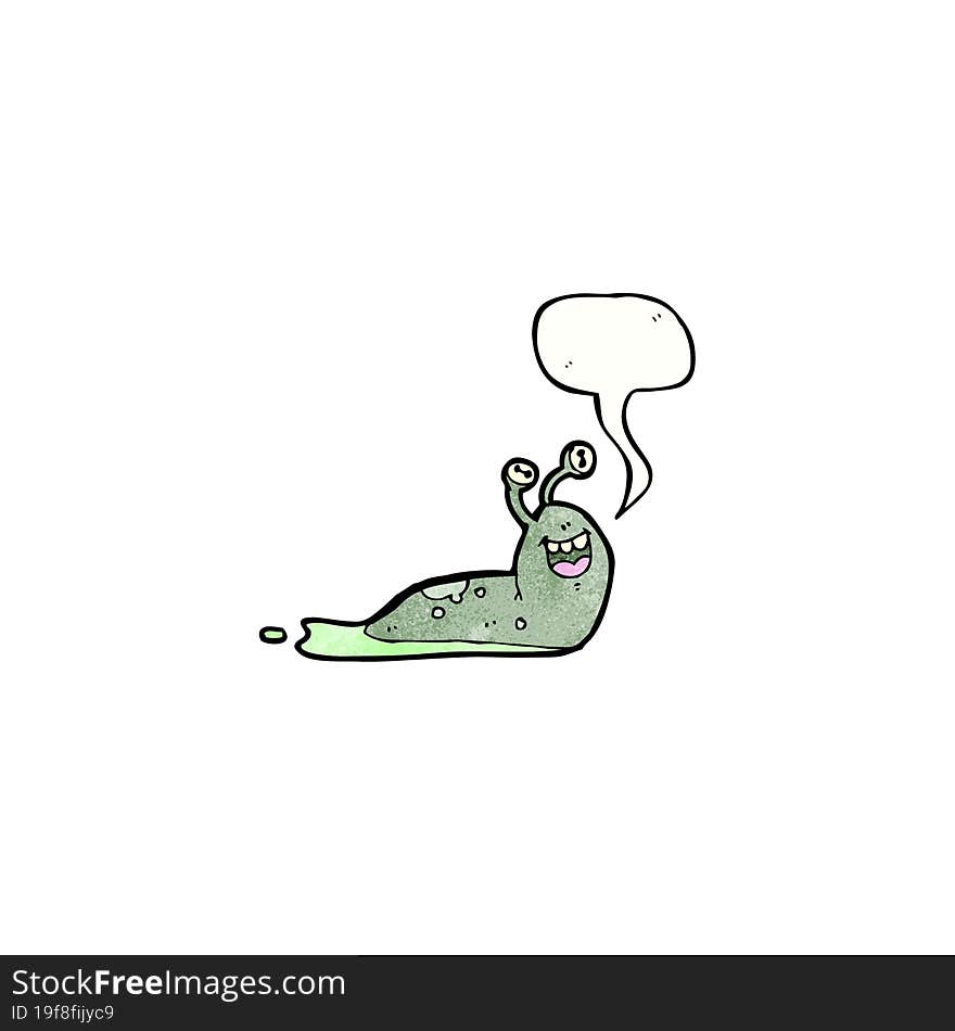 cartoon slug