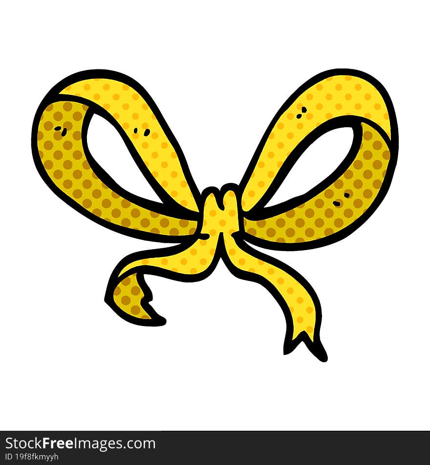 carton yellow ribbon