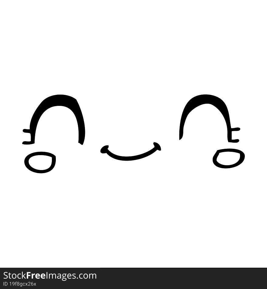 cute cartoon face