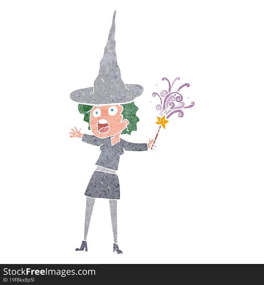 Cartoon Halloween Witch