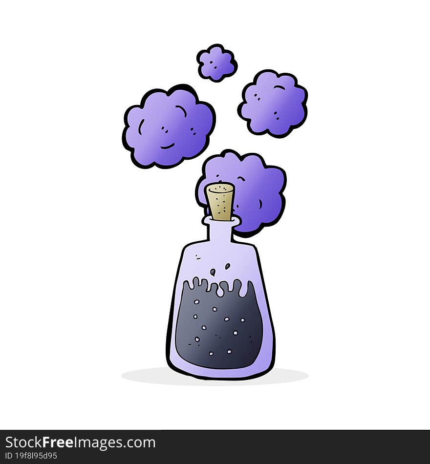 cartoon magic potion