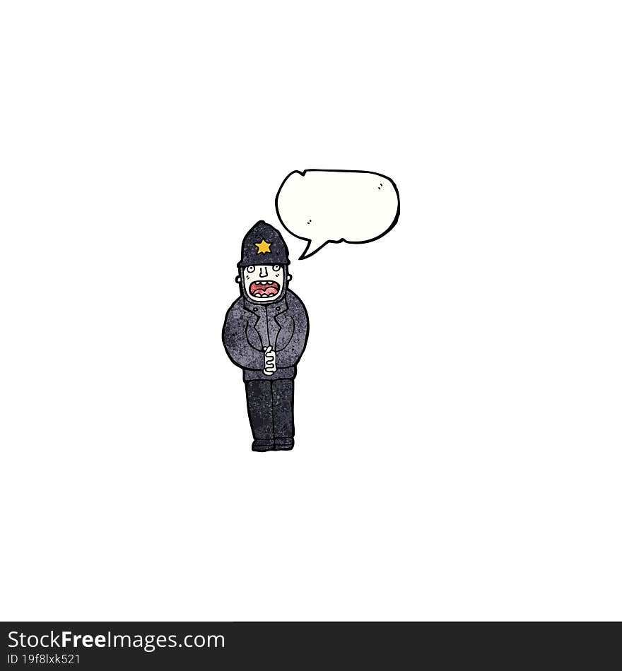 Cartoon Policeman