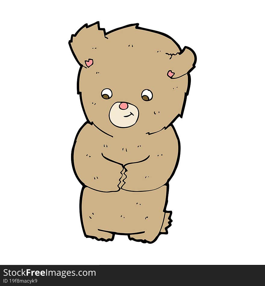 cartoon teddy bear