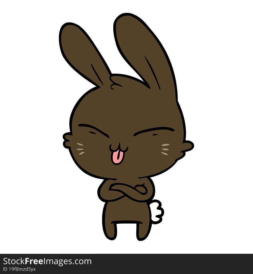 cute cartoon rabbit. cute cartoon rabbit