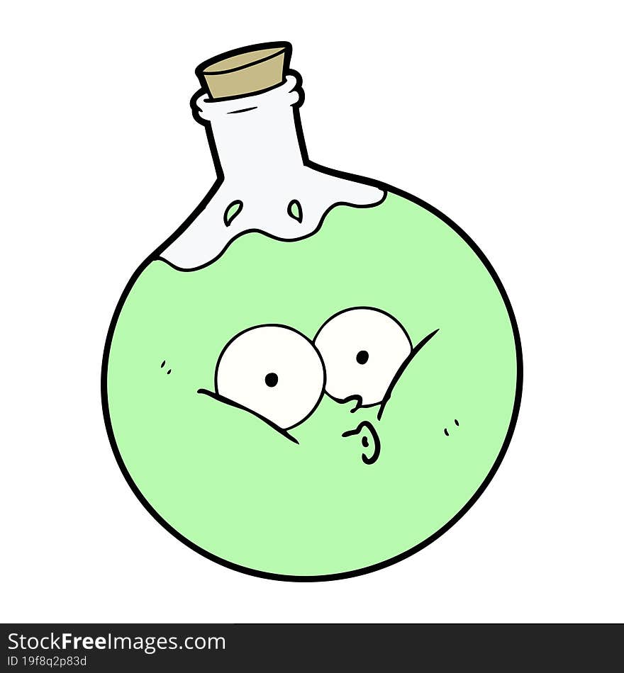 cartoon potion. cartoon potion