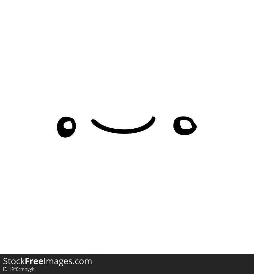 happy cartoon face