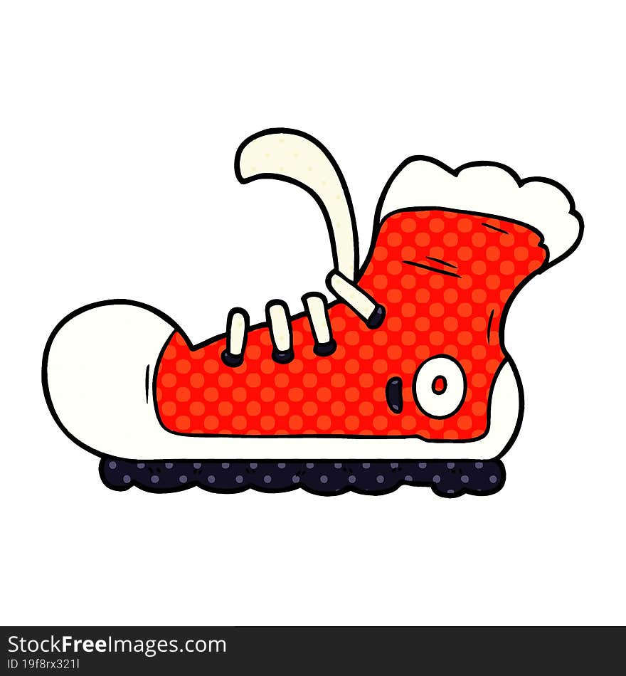 cartoon sneaker. cartoon sneaker