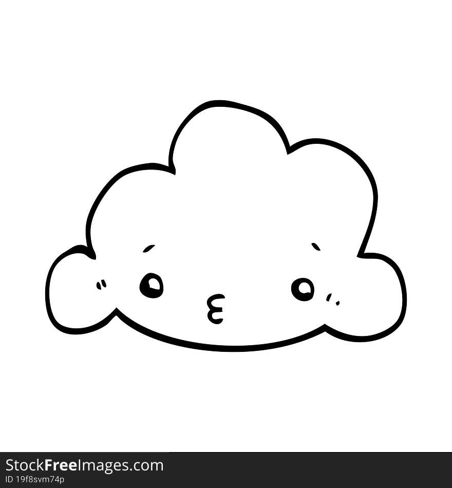 cartoon cloud